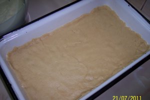 Prajitura cu branza si caise