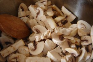 Escalop de porc cu ciuperci
