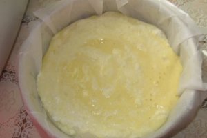 Tort cu crema de nuca de cocos verde