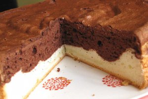 Black & White Angel Food Cake