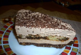 Desert cu ciocolata si cafea