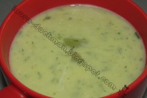 Supa-crema de dovlecei