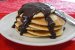 Pancakes (clatite americane) cu sos de ciocolata...-1