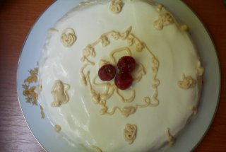 Tort de inghetata cu banane