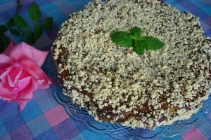 Prajitura dementa cu urda si menta