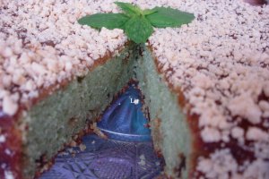 Prajitura dementa cu urda si menta