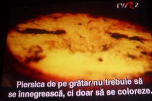 Bucătăria lui Jamie: piersică friptă cu şuncă de vită (sau cu prosciutto)