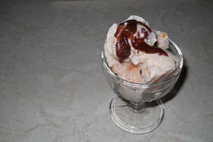 Inghetata cu portocale si cirese