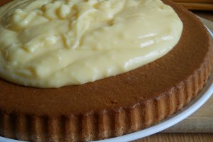 Tarta cu banane si budinca de vanilie