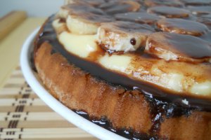 Tarta cu banane si budinca de vanilie