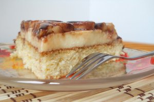 Tarta cu banane si budinca de vanilie