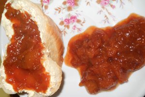 Dulceata de nectarine cu piersici