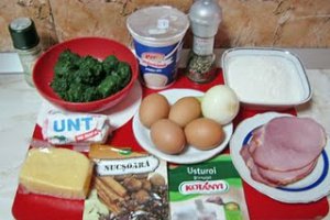 Galuste din spanac cu sunca