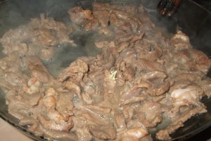 Pastrama de oaie la tigaie