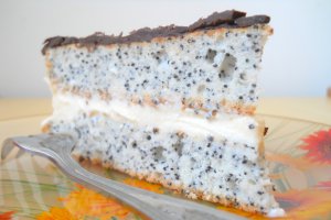 Tort cu mac si crema de branza pentru Dana