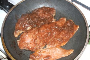 Bruschete cu piept de pui