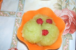 Sorbet de pepene galben cu lamaie