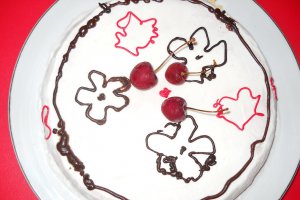 Tort de inghetata de pepene rosu
