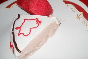 Tort de inghetata de pepene rosu
