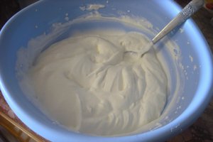 Prajitura cu iaurt si sos caramel