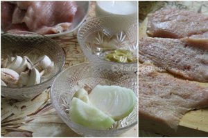 File de porc cu smantana