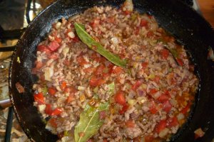 Paste cu carne tocata la cuptor