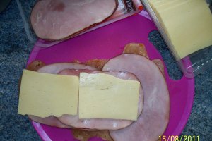 Piept de pui cu sunca si cascaval