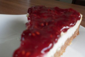 Cheesecake cu zmeura