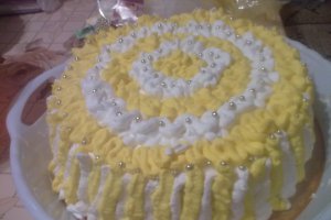 Tort cu crema de zahar ars