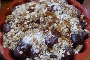 Crumble cu prune