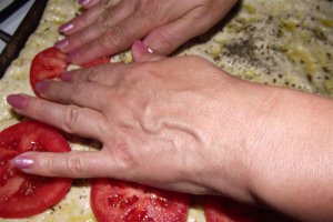Focaccia cu roşii