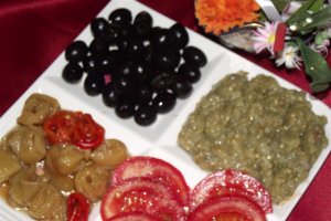 Salată de vinete cu ceapă