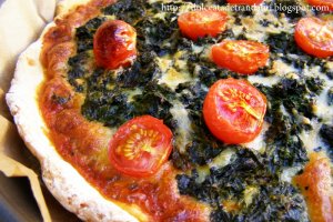 Pizza cu spanac