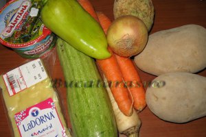 Supa crema de legume cu svaiter