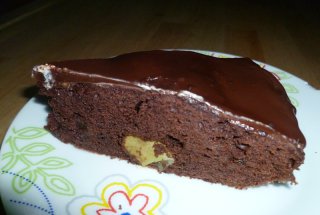 Tarta cu ciocolata si struguri