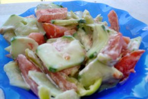 Salata asortata -varianta mea