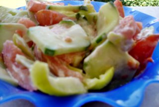 Salata asortata -varianta mea