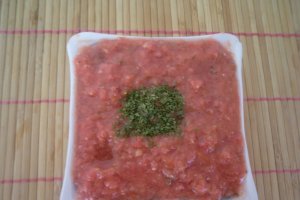 Salsa de tomate al natural