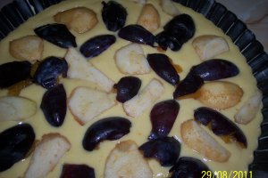 Prajitura cu pere si prune