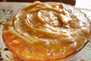 Crema de vinete si ardei copti