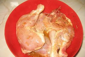 Pulpe de pui in marinada, facute pe grill