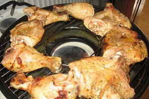 Pulpe de pui in marinada, facute pe grill
