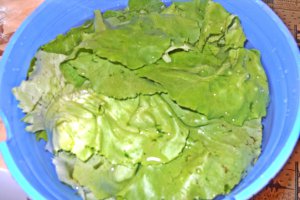 Salata cu dresing de iaurt