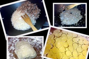 Supa de sfecla cu pierogi umpluti cu varza si ciuperci