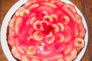Tarta cu pere si banane