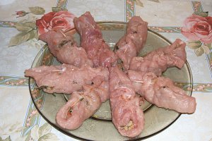 Rulouri de carne cu legume la cuptor