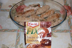 Rulouri de carne cu legume la cuptor