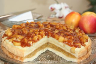 Tort cu mere si vin alb