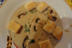Supa crema de ciuperci