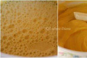 Cosulete cu mure si crema de vanilie